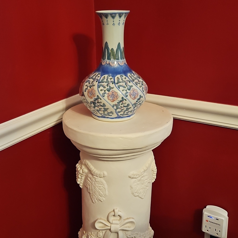 Chinese Floral Porcelain Vase